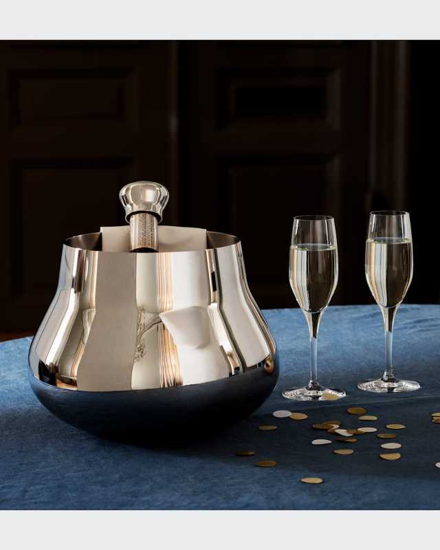 Sky Stainless Steel Champagne and Wine Cooler, 7.5L